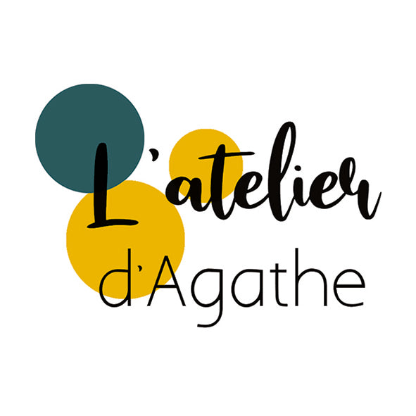 Logo rond vert, rond jaune et texte noir 