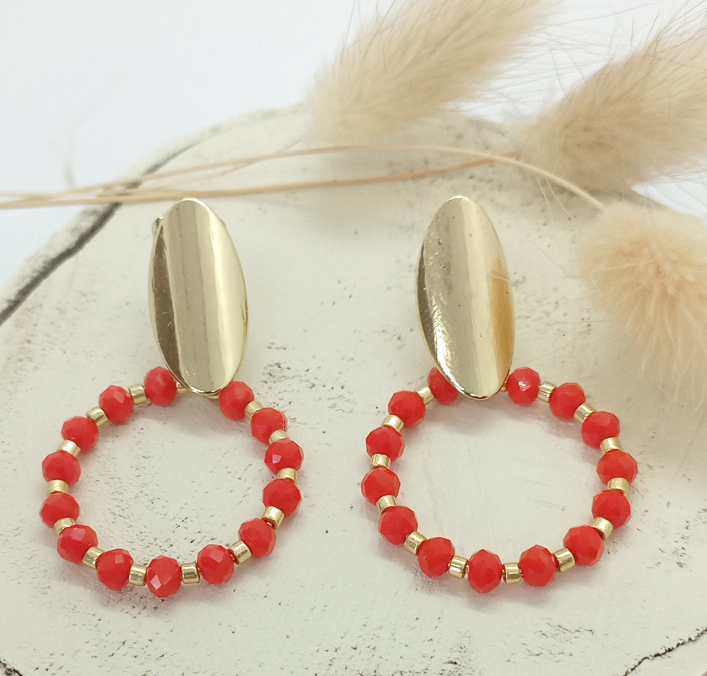 Boucles d'oreilles Marine