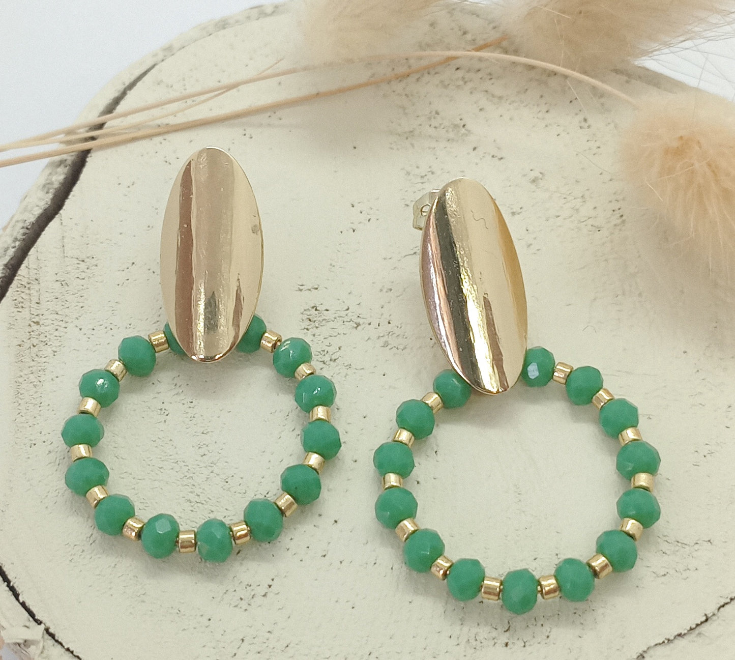 Boucles d'oreilles Marine